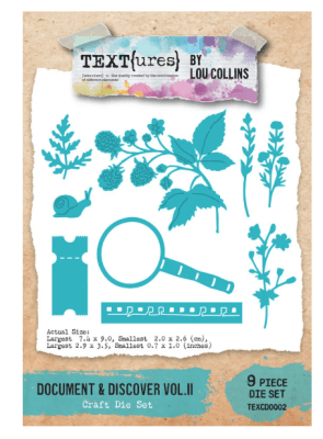 TEXT(ures) Die Set - Beneath the Brambles Document & Discover Vol.II 