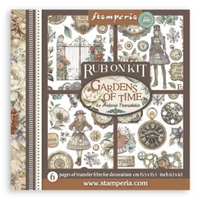 Stamperia Rub-On - Gardens of Time