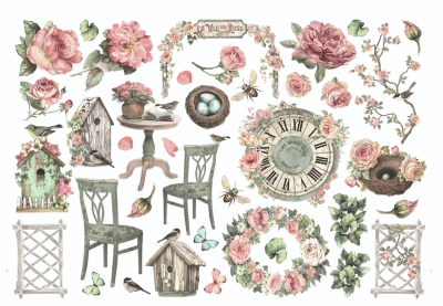 Stamperia Ephemera - House of Roses