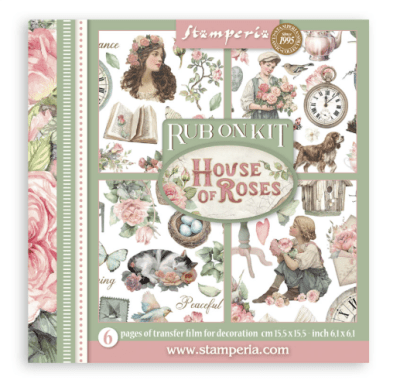 Stamperia Rub-on - House of Roses