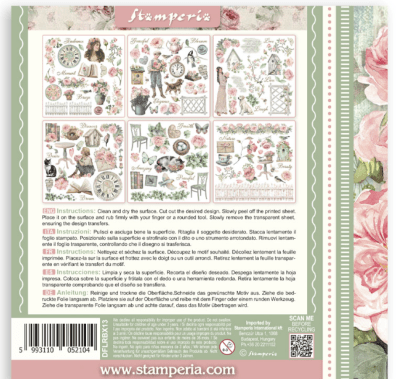 Stamperia Rub-on - House of Roses