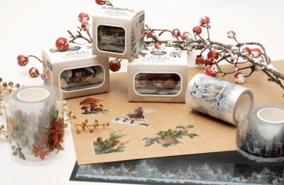 Studio Light Transparent Stickers on Roll - Fairy Winter