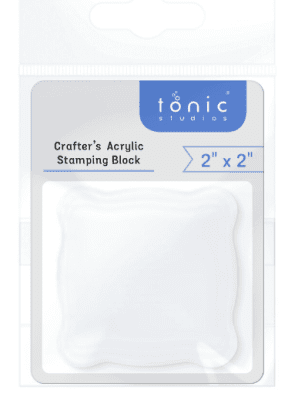  Acrylic Stamping Block - 2x2 Inch 