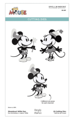 Spellbinders Dies - Classic Mouse Steamboat Willie Duo 