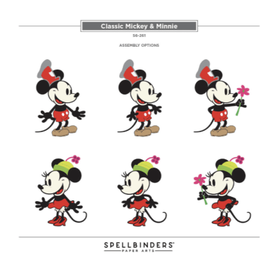 Spellbinders Dies - Classic Mouse Steamboat Willie Duo 