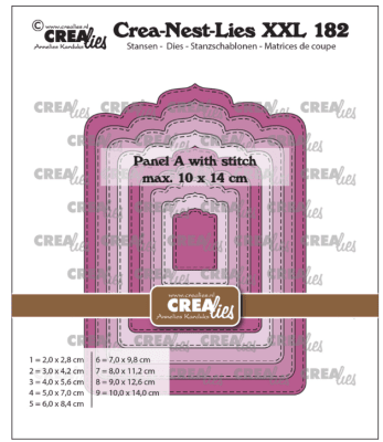 Crea Lies XXL Dies No182 - Panel A with Stitch