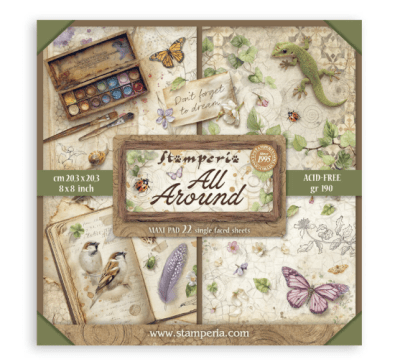 Stamperia 8x8 Maxi Paper Pack - All Around
