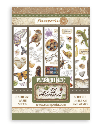 Stamperia A5 Washi Pad - All Around
