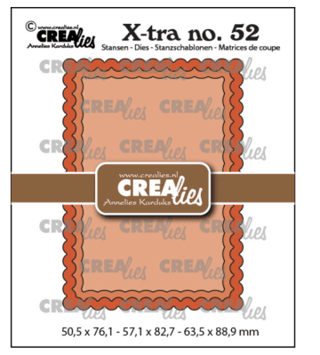 Crealies Xtra Dies - No. 52 ATC Scallop