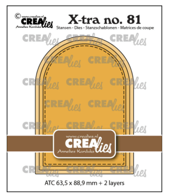 Crelies X-tra Dies - ATC Arch With Stitch 