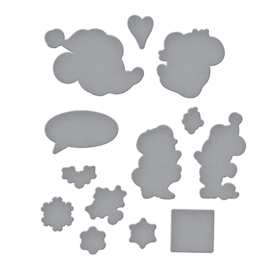 Spellbinders Dies - Classic Mouse Christmas 