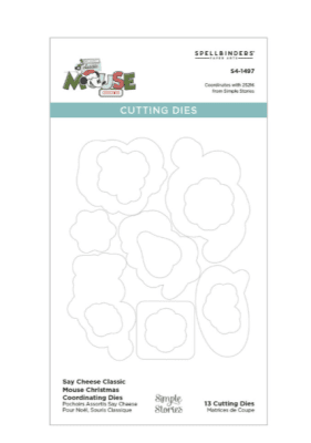 Spellbinders Dies - Classic Mouse Christmas 