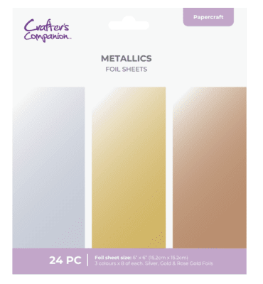 Crafter´s Companion Cut in Edge Foil Sheets Metallics