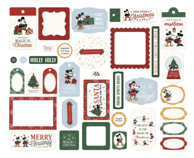 Echo Park Frames & Tags - Mouse And Me Christmas