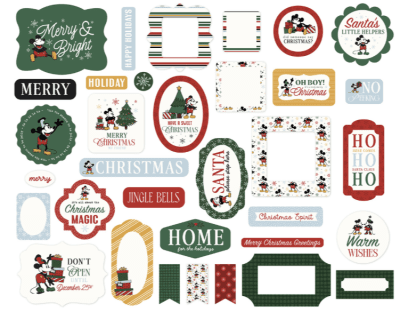 Echo Park Ephemera - Mouse And Me Christmas