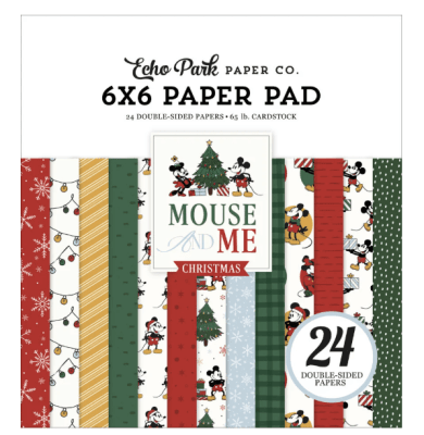 Echo Park 6x6 paper Pad - Mouse And Me Christmas
