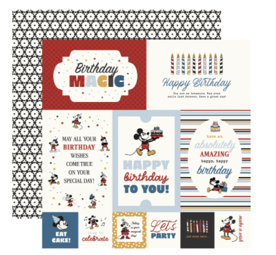 Echo Park 12x12 Paper Pack Collection Kit - Mouse And Me Birthday 