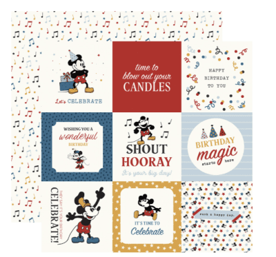 Echo Park 12x12 Paper Pack Collection Kit - Mouse And Me Birthday 