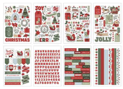 Echo Park Sticker Book - Here Comes Santa Paws