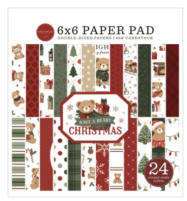Carta Bella 6x6 Paper Pad - Have A Beary Christmas