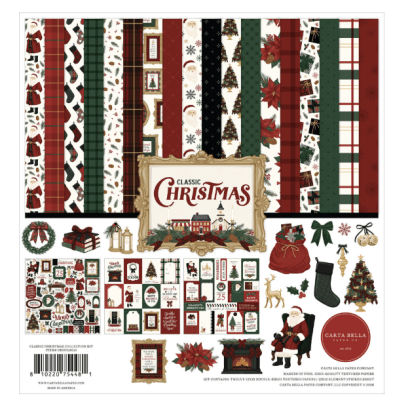 Carta Bella 12x12 Collection Kit - Classic Christmas 