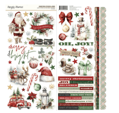 Simple Stories 12x12 Collection Kit -Simple Vintage Old-Fashioned Christmas