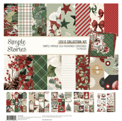 Simple Stories Collectors Essentials Kit -Simple Vintage Old-Fashioned Christmas