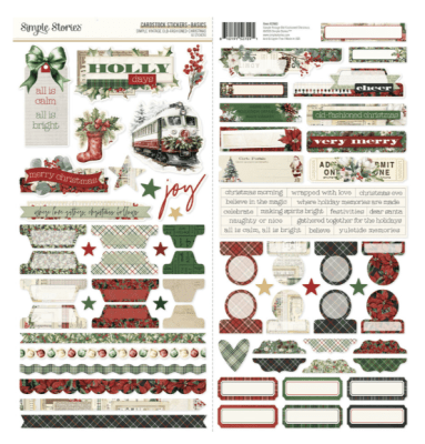 Simple Stories Collectors Essentials Kit -Simple Vintage Old-Fashioned Christmas