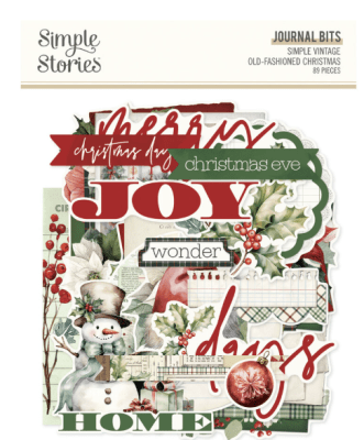 Simple Stories Collectors Essentials Kit -Simple Vintage Old-Fashioned Christmas