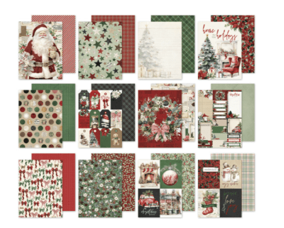 Simple Stories 6x8 Inch Pad - Simple Vintage Old-Fashioned Christmas