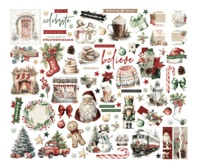Simple Stories Bits & Pieces - Simple Vintage Old-Fashioned Christmas