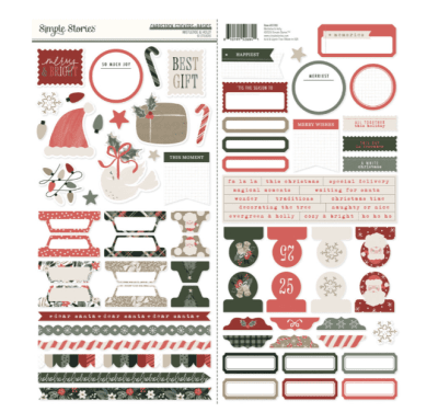 Simple Stories Collectors Essential Kit - Mistletoe & Holly 