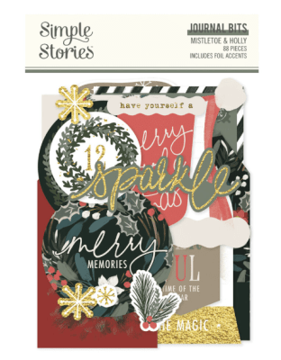 Simple Stories Collectors Essential Kit - Mistletoe & Holly 