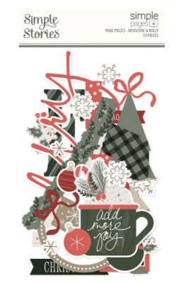 Simple Stories Collectors Essential Kit - Mistletoe & Holly 