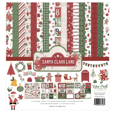 Echo Park 12x12 Collection Kit - Santa Claus Lane 