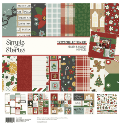 Simple Stories 12x12 Collectors Essential Kit - Hearth & Holiday