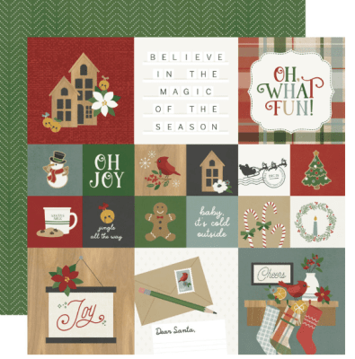 Simple Stories 12x12 Collectors Essential Kit - Hearth & Holiday