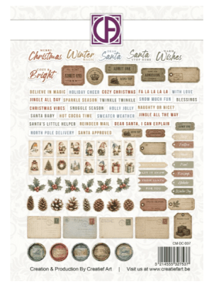 Creatief Art Die-Cuts - English Crafted Memories Silent Spark