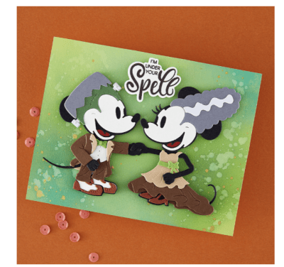 Spellbinders Etched Dies - Classic Mouse Costume Party 