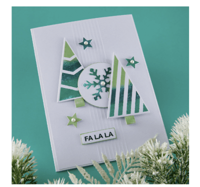 Spellbinders Stamp & Die Set - Snowflake Kisses Infinity Trees 