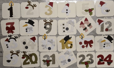 BY Lene Dies - Christmas Numbers