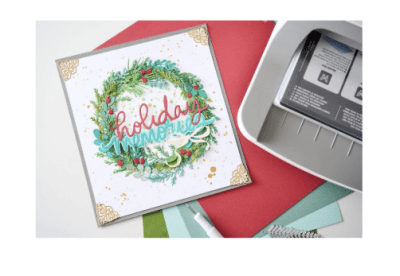 Sizzix Clear Stamp Set & Framelits Dies - Winter Greenery 