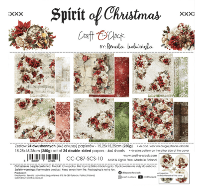 Craft O`Clock 6x6 Paper Set - Spirit Of Christmas