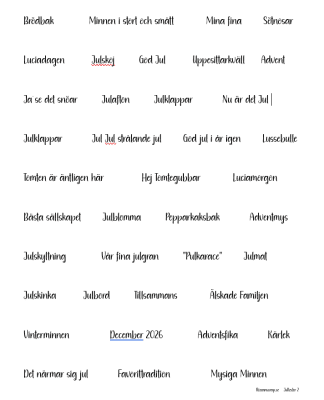 Rozzans Textark - Jultexter 2