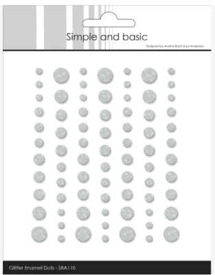 Simple and Basic Glitter Enamel Dots - Eucalyptus