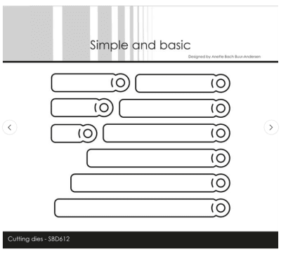 Simple and Basic die - Small Tags 