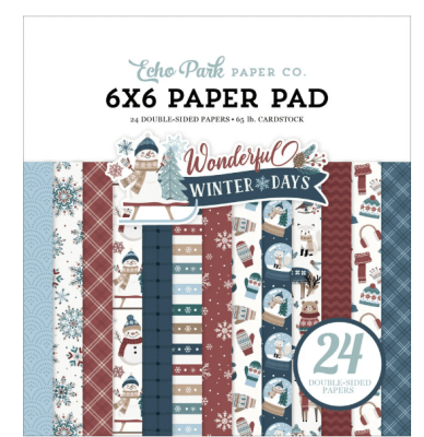 Echo Park 6x6 Paper Pad - Wonderful Winter Days