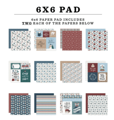 Echo Park 6x6 Paper Pad - Wonderful Winter Days