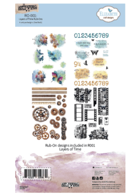 Elizabeth Craft design Rub Ons - Layers of Time 