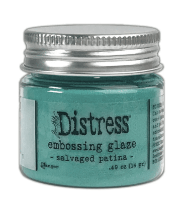 Tim Holtz Distress Embossing Glaze - Salvaged Patina 